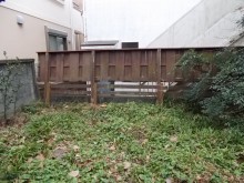 木製塀をグリッドフェンスお取替え 木製塀をグリッドフェンスお取替え